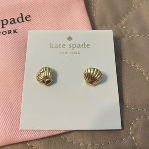 NWOT Kate Spade sea shell earrings